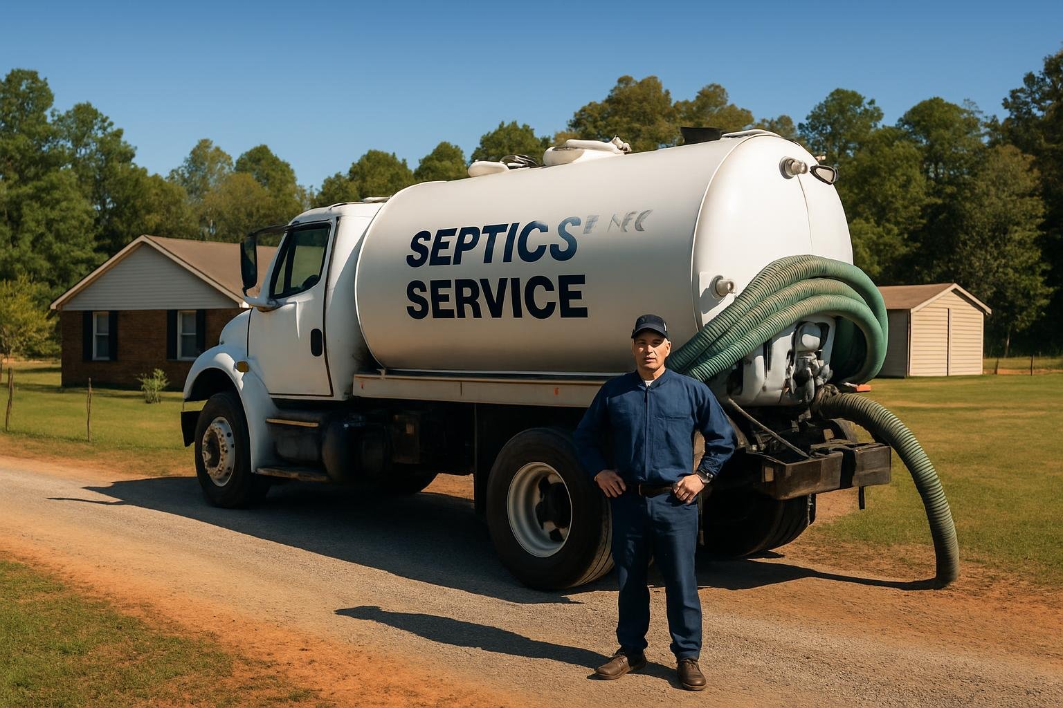 Septic tank pumping service in Bunnlevel, NC