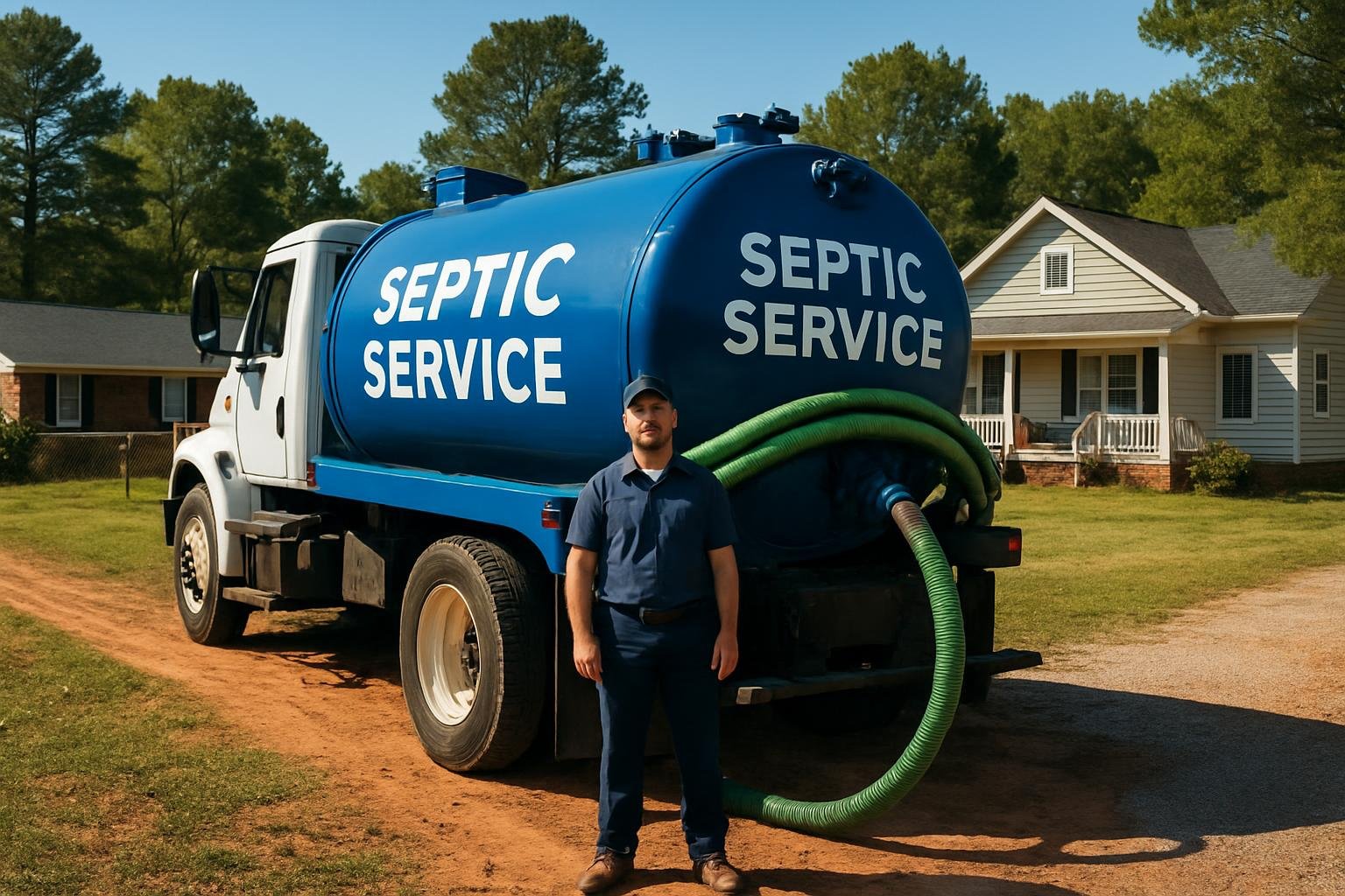 Septic tank pumping service in Erwin, NC