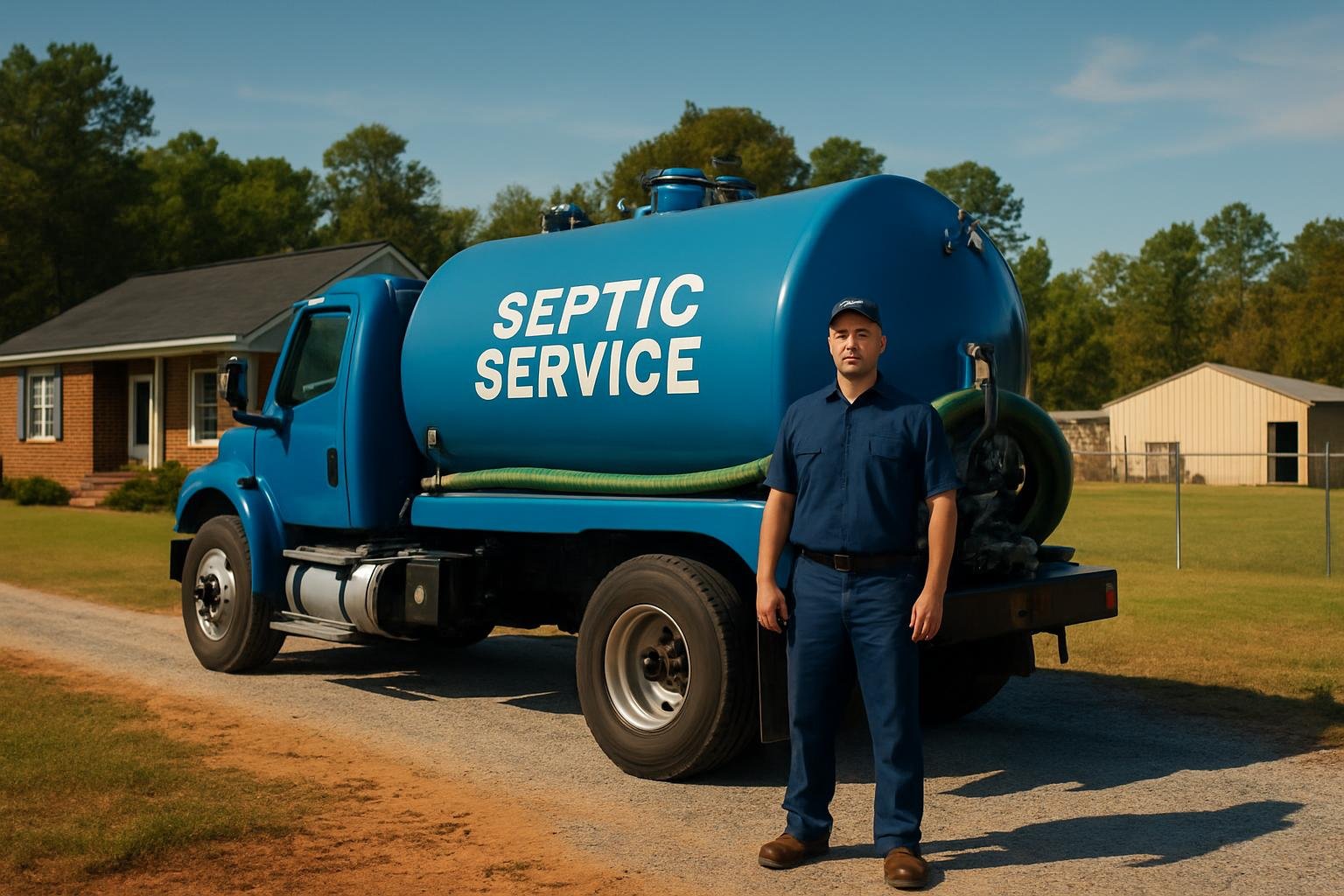 Septic tank pumping service in Wade, NC